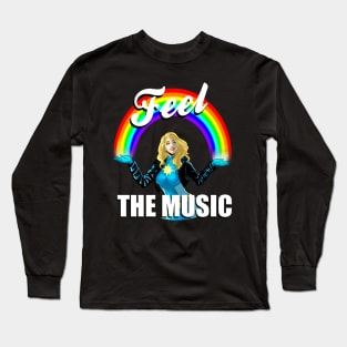 Astonishing Dazzler Feel the Music Long Sleeve T-Shirt